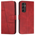 For Samsung Galaxy S24 FE Case Leather Phone Cover Stand Card Holder Slots Wrist Strap