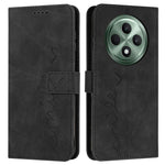 For Oppo Reno12 F 5G Case PU Leather Stand Wrist Strap Purse Phone Cover
