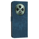 For Oppo Reno12 F 5G Case Shockproof Wallet PU Leather Flip Lines Phone Cover
