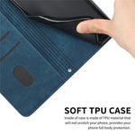 For Oppo Reno12 F 5G Case Shockproof Wallet PU Leather Flip Lines Phone Cover