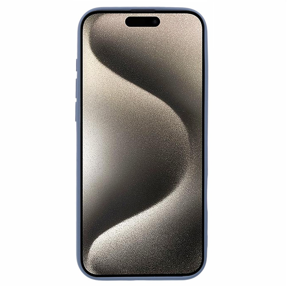 For iPhone 16 Pro Case TPU Back Soft Anti-Scratch Fiber Lining Phone Cover
