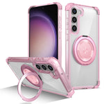 For Samsung Galaxy S23+ Case Magnetic Case Ring Holder PC+TPU Phone Cover