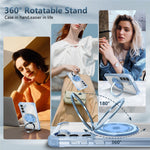 For Samsung Galaxy S23 Case  Magnetic Finger Grip Kickstand PC+TPU Clear Phone Cover