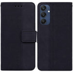 Til Samsung Galaxy M35 5G Telefoncover Geometrisk Mønster Læder Flip Wallet Cover