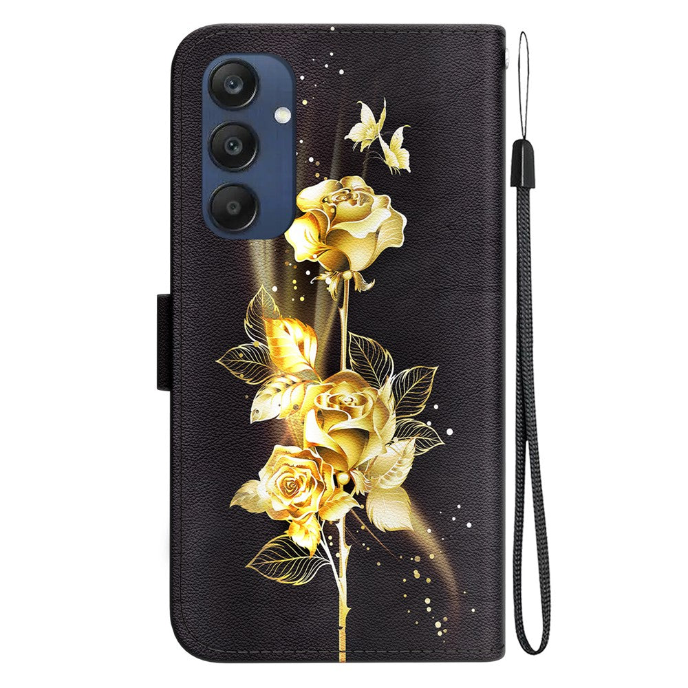 Til Samsung Galaxy M35 5G Etui Læder Pung Telefoncover Mønstertryk
