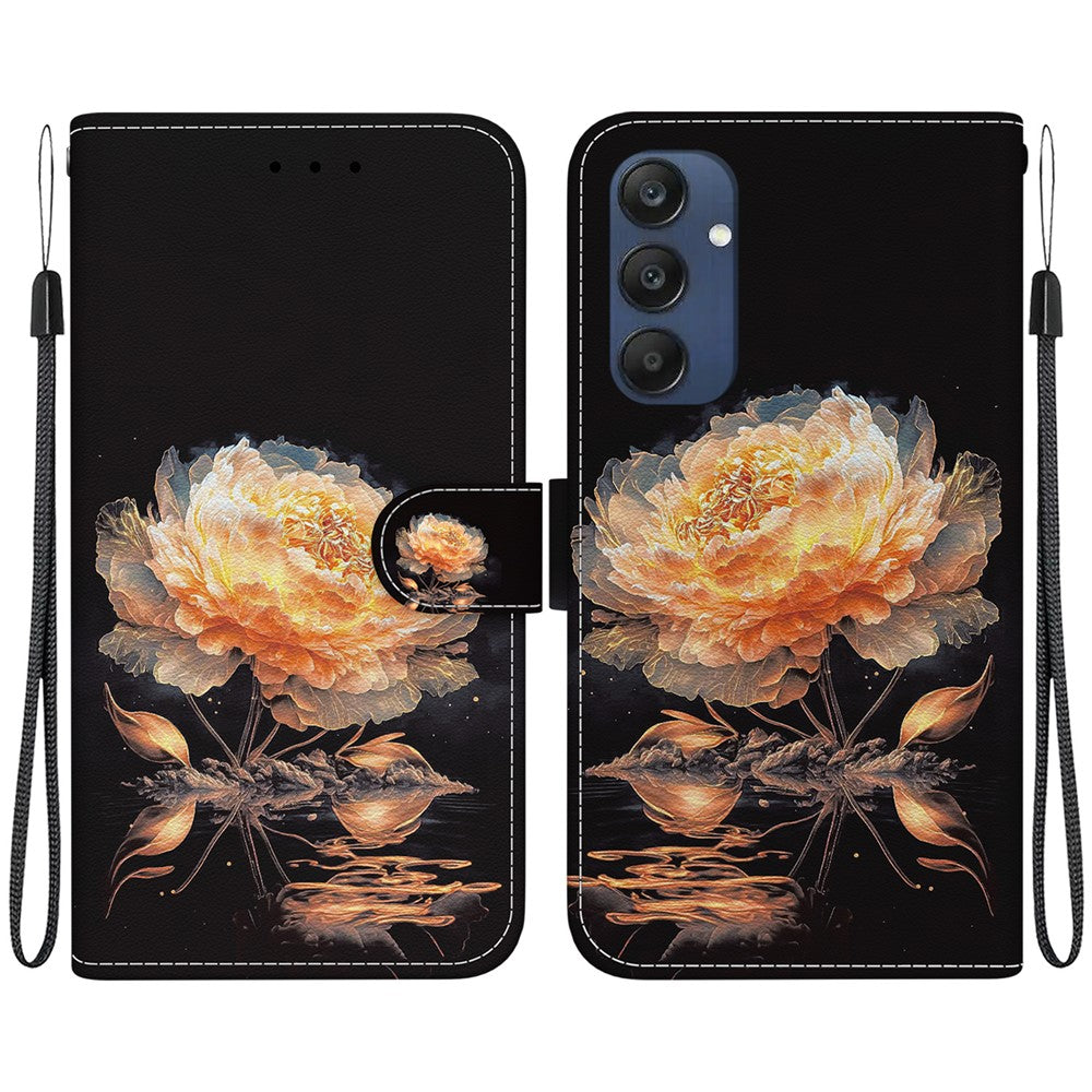 Til Samsung Galaxy M35 5G Etui Læder Pung Telefoncover Mønstertryk