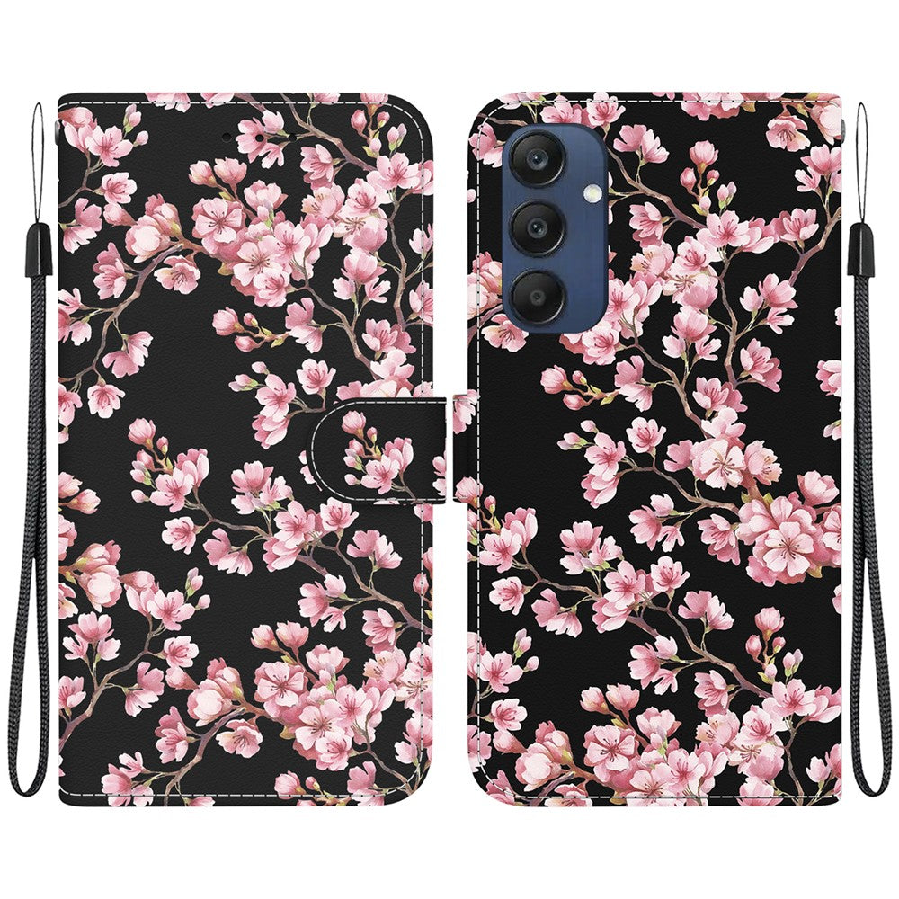 Til Samsung Galaxy M35 5G Etui Læder Pung Telefoncover Mønstertryk
