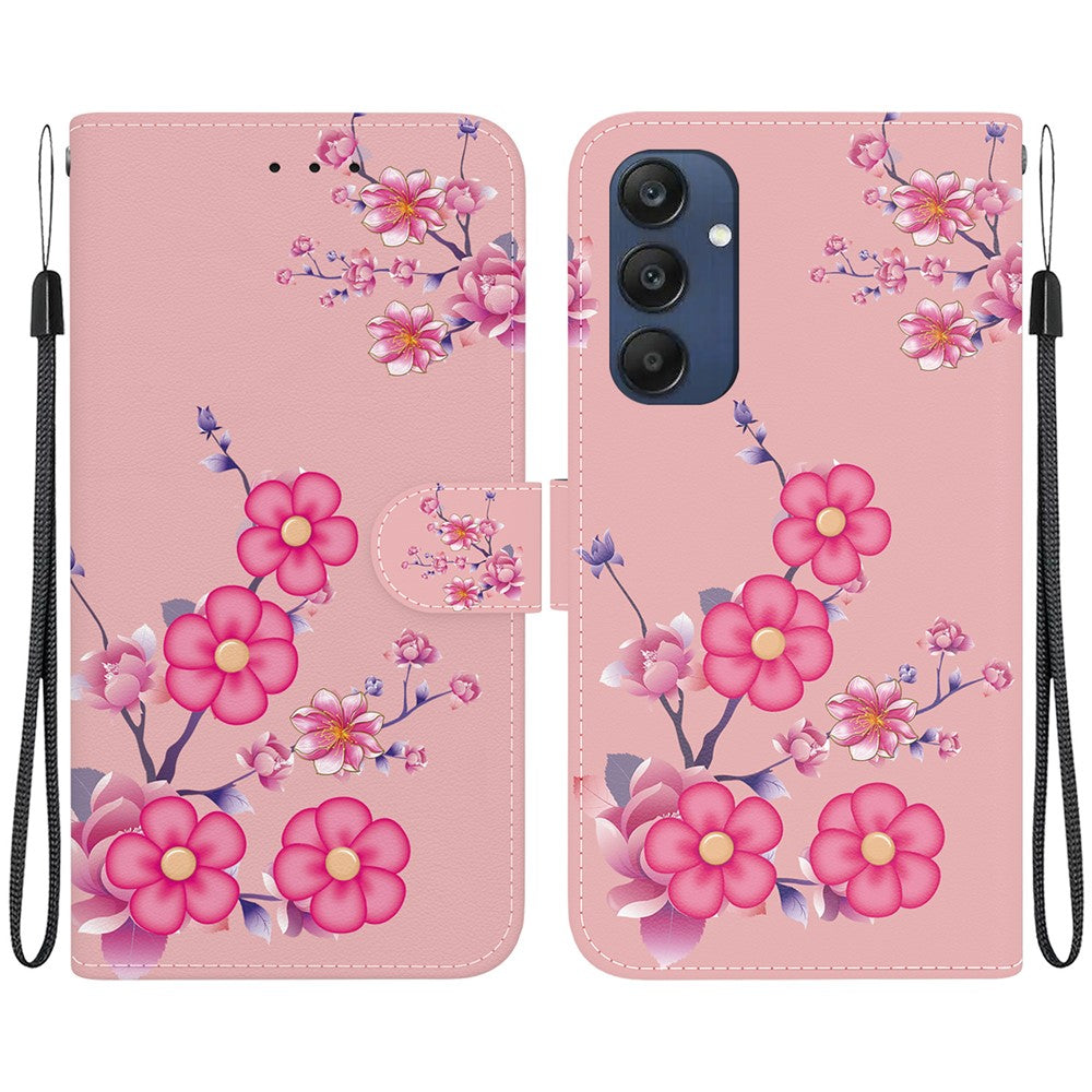 Til Samsung Galaxy M35 5G Etui Læder Pung Telefoncover Mønstertryk