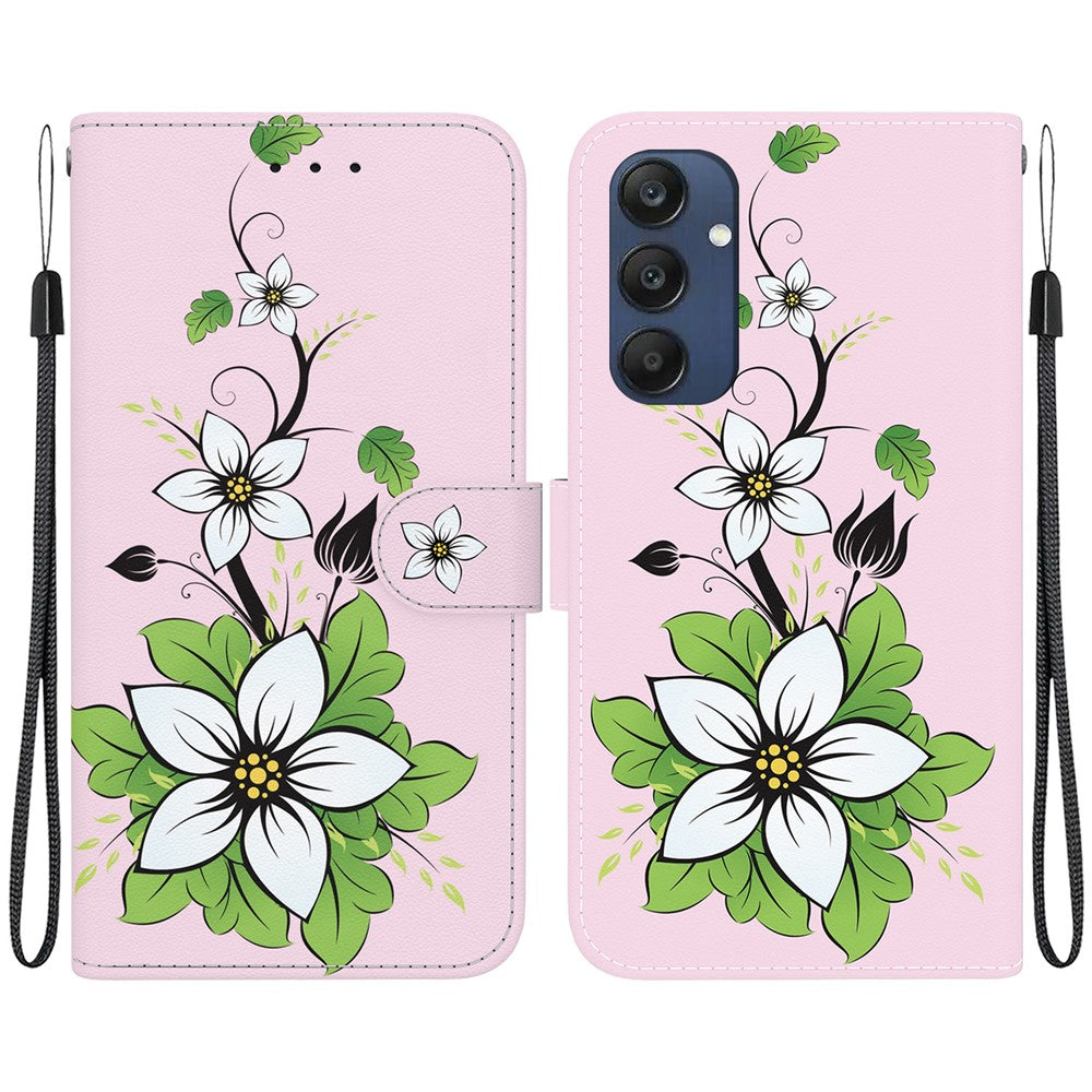 Til Samsung Galaxy M35 5G Etui Læder Pung Telefoncover Mønstertryk