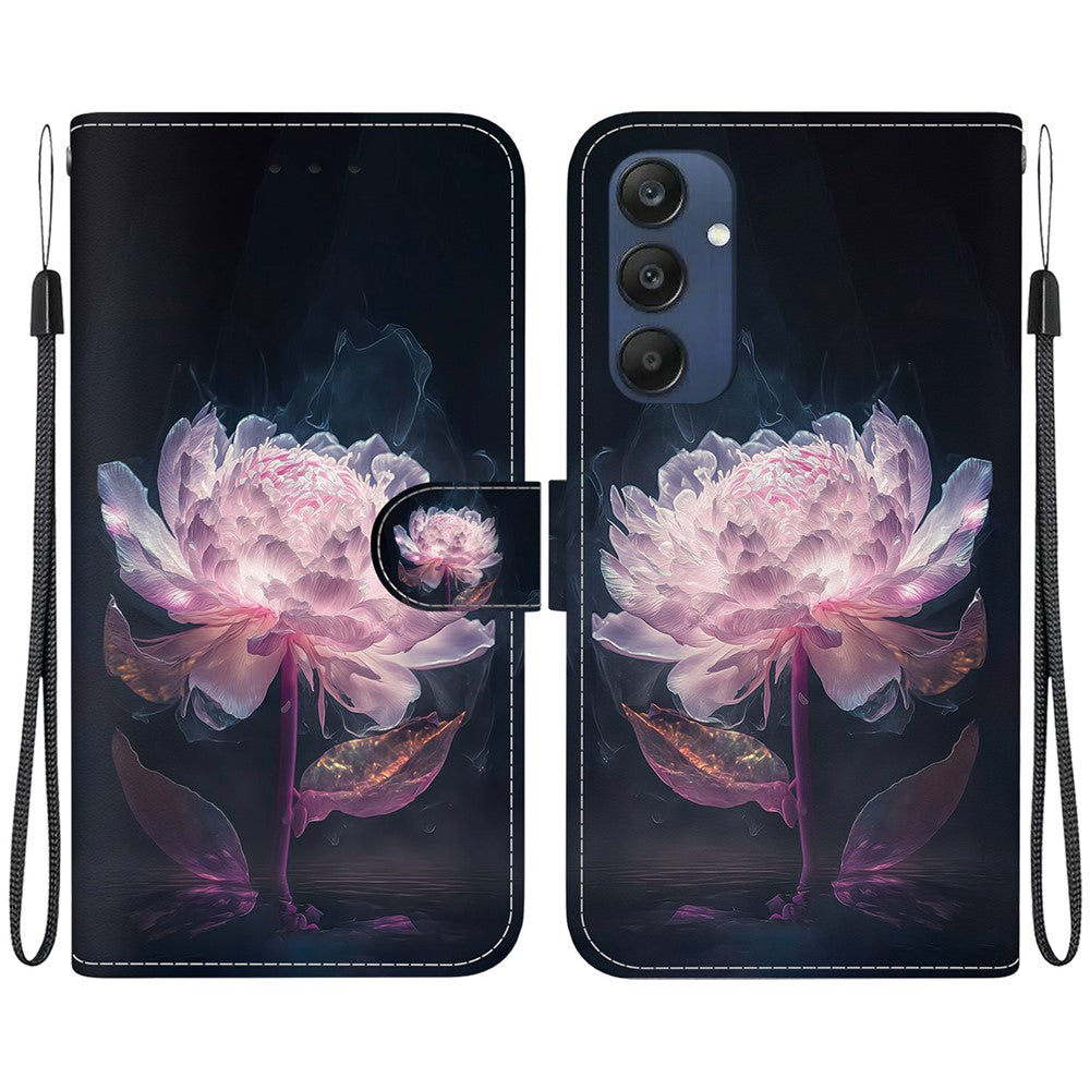 Til Samsung Galaxy M35 5G Etui Læder Pung Telefoncover Mønstertryk