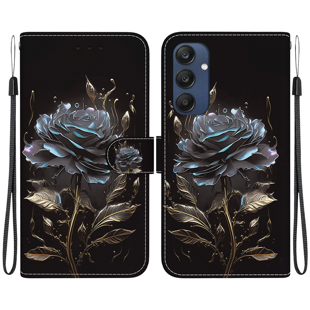 Til Samsung Galaxy M35 5G Etui Læder Pung Telefoncover Mønstertryk