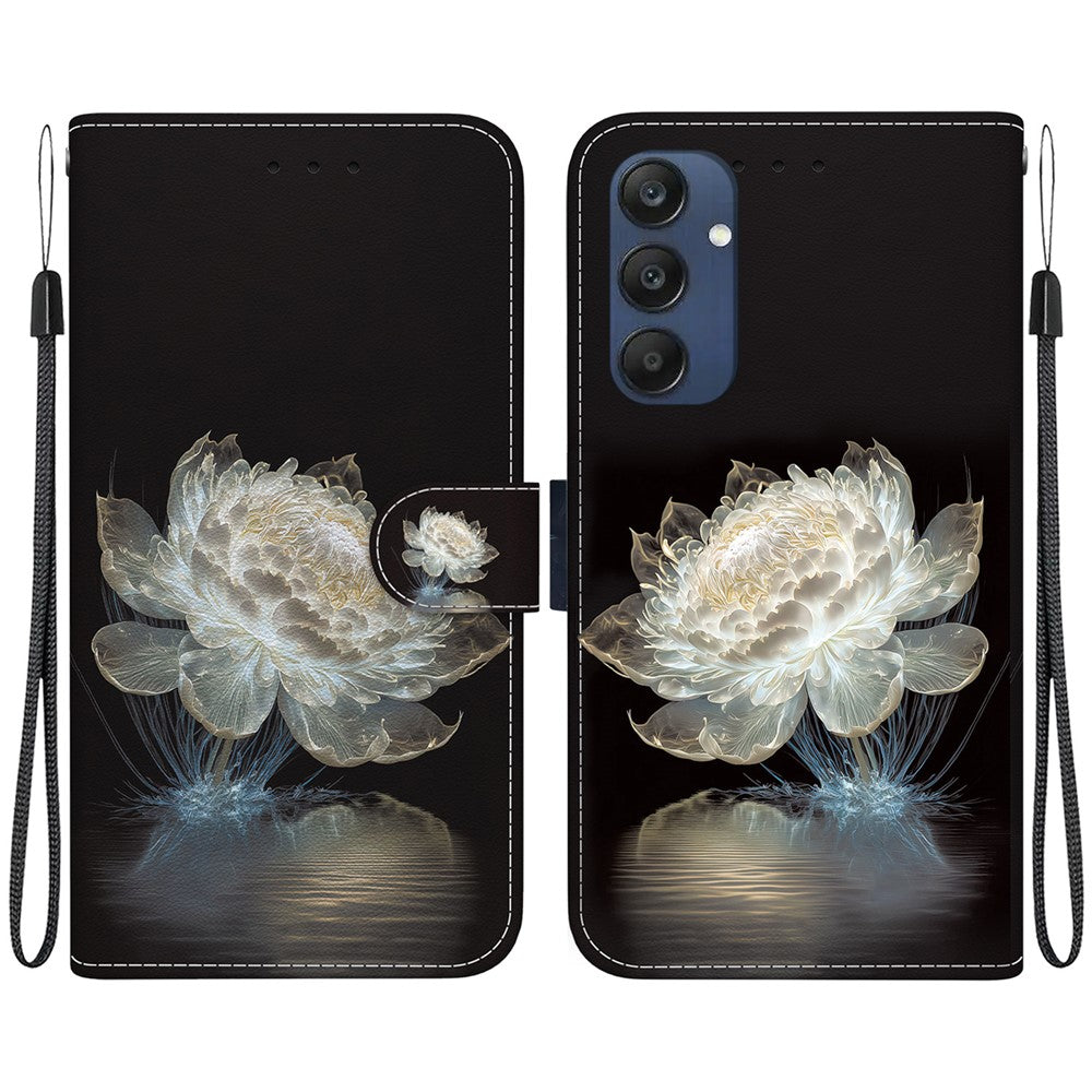 Til Samsung Galaxy M35 5G Etui Læder Pung Telefoncover Mønstertryk