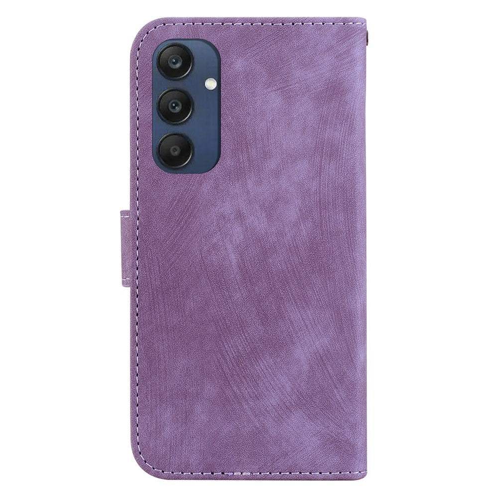 Til Samsung Galaxy M35 5G Pung-Etui Læder Telefoncover Sødt Tiger Aftryk