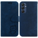 Til Samsung Galaxy M35 5G Pung-Etui Læder Telefoncover Sødt Tiger Aftryk