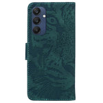For Samsung Galaxy M35 5G Phone Case Leather Wallet Cover Tiger Imprint