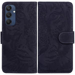 For Samsung Galaxy M35 5G Phone Case Leather Wallet Cover Tiger Imprint