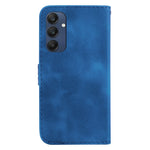 Til Samsung Galaxy M35 5G Cover med 7-formet Mønsterpræg i Læder