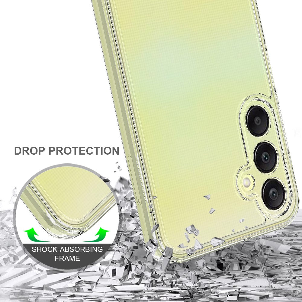 For Samsung Galaxy M35 5G Clear Case TPU+Acrylic Shockproof Phone Cover