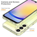 For Samsung Galaxy M35 5G Clear Case TPU+Acrylic Shockproof Phone Cover