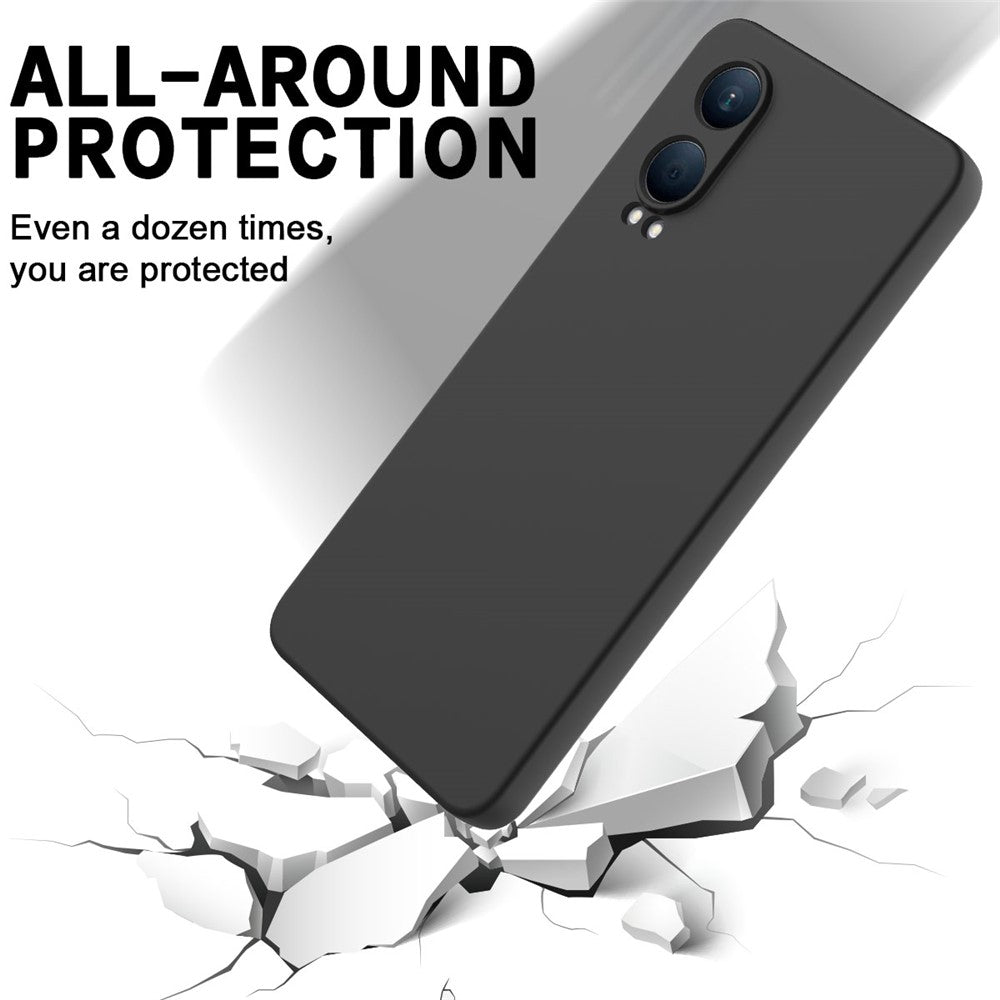 Til Oppo K12x 5G (Kina) / OnePlus Nord CE4 Lite 5G Cover Flydende Silikone Anti-Fald Telefoncover med Håndrem