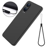Til Oppo K12x 5G (Kina) / OnePlus Nord CE4 Lite 5G Cover Flydende Silikone Anti-Fald Telefoncover med Håndrem