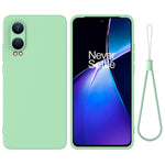 Til Oppo K12x 5G (Kina) / OnePlus Nord CE4 Lite 5G Cover Flydende Silikone Anti-Fald Telefoncover med Håndrem