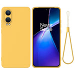Til Oppo K12x 5G (Kina) / OnePlus Nord CE4 Lite 5G Cover Flydende Silikone Anti-Fald Telefoncover med Håndrem