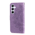 For Samsung Galaxy M35 5G Case Floral Pattern PU Leather Wallet Stand Phone Cover