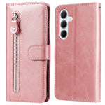 For Samsung Galaxy M35 5G Case Zipper Wallet PU Leather Stand Phone Cover