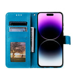 For iPhone 16 Plus Wallet Case Imprinted Totem PU Leather Stand Phone Cover