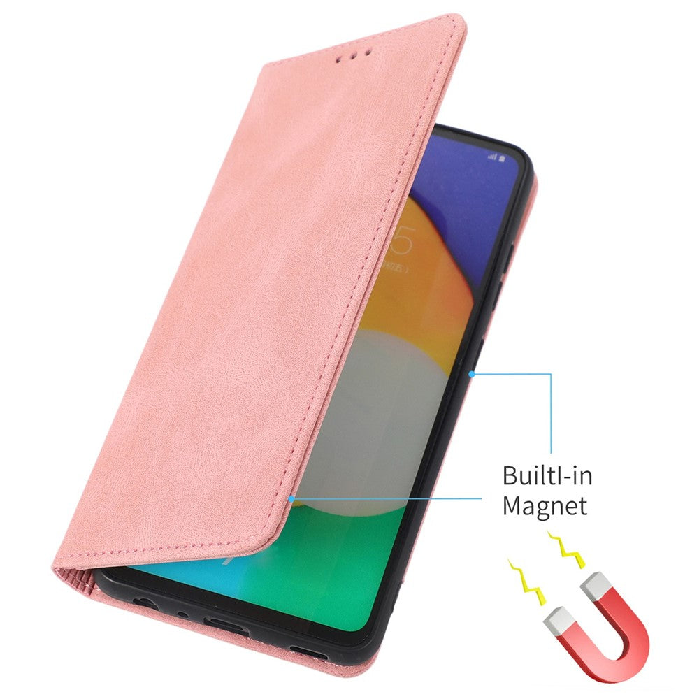 Stødsikkert pungcover til Samsung Galaxy A23 5G (Global version) / 4G, telefoncover med magnetlukning, ridsefrit PU-lædertelefoncover
