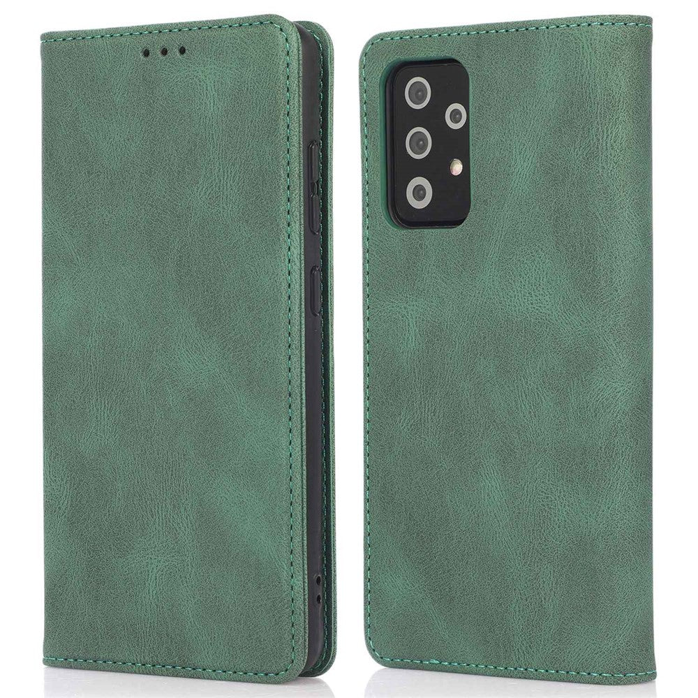 Stødsikkert pungcover til Samsung Galaxy A23 5G (Global version) / 4G, telefoncover med magnetlukning, ridsefrit PU-lædertelefoncover