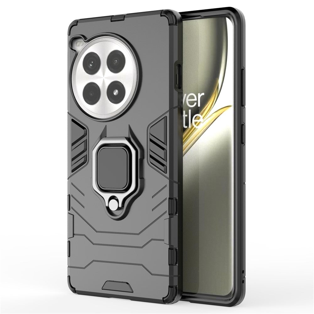 Til OnePlus Ace 3 Pro 5G cover Ringholder Støtteben Hybrid PC+TPU telefoncover