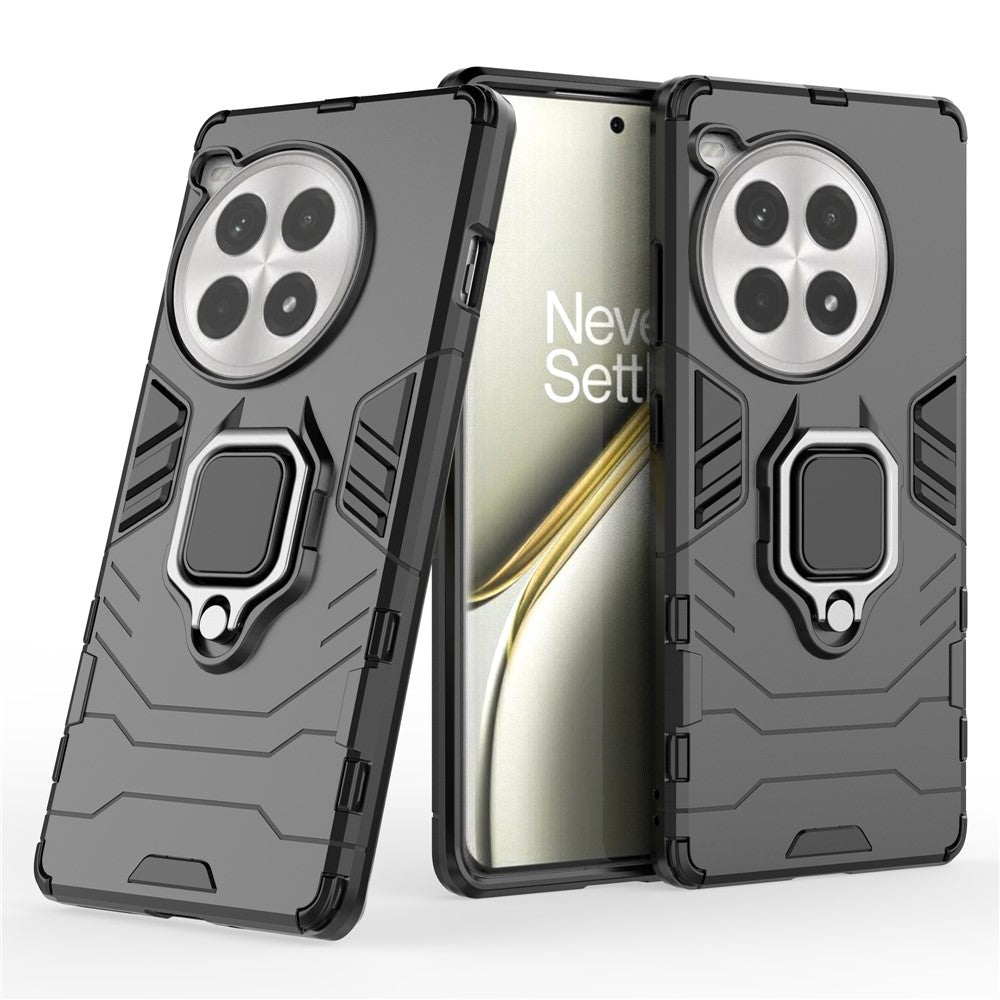 For OnePlus Ace 3 Pro 5G Case Ring Holder Kickstand Hybrid PC+TPU Phone Cover