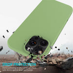 For iPhone 16 Pro Max Case Anti-Drop Liquid Silicone Soft Lining Back Phone Cover