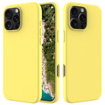 For iPhone 16 Pro Max Case Anti-Drop Liquid Silicone Soft Lining Back Phone Cover