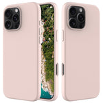 For iPhone 16 Pro Max Case Anti-Drop Liquid Silicone Soft Lining Back Phone Cover