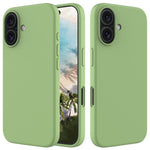 For iPhone 16 Case Liquid Silicone Soft Lining Shockproof Phone Cover