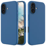 Til iPhone 16 Plus Cover Blød Silikone med Foring Bagcover