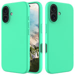 Til iPhone 16 Plus Cover Blød Silikone med Foring Bagcover
