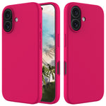 Til iPhone 16 Plus Cover Blød Silikone med Foring Bagcover