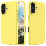 Til iPhone 16 Plus Cover Blød Silikone med Foring Bagcover