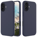 Til iPhone 16 Plus Cover Blød Silikone med Foring Bagcover
