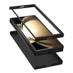Til Samsung Galaxy Z Fold6 5G Etui Skotskternet Tekstur PU Læder+PC Telefoncover