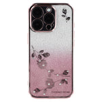 KADEM til iPhone 16 Pro Cover TPU Glitter Skinnende Rhinsten Telefoncover Ring Kickstand
