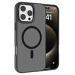 For iPhone 16 Pro Magnetic Case TPU+PC Phone Cover Matte Skin-Friendly Touch