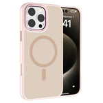 For iPhone 16 Pro Magnetic Case TPU+PC Phone Cover Matte Skin-Friendly Touch
