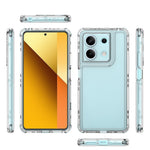 For Xiaomi Redmi Note 13 5G Case Acrylic+TPU Transparent Protective Phone Cover