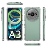 For Xiaomi Poco C61 4G / Redmi A3 4G Case Anti-Scratch Acrylic+TPU Clear Phone Cover