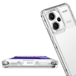 For Xiaomi Redmi Note 13 Pro+ 5G Clear Case Acrylic+TPU Hybrid Phone Cover